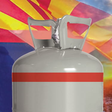 A2L Cylinder over a colorful background